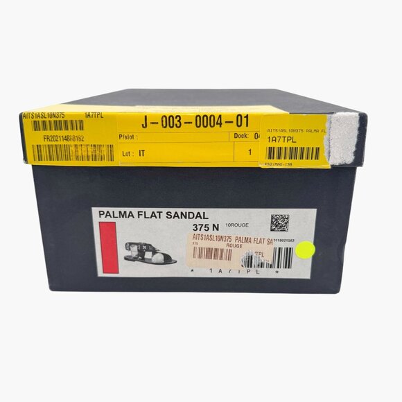 Louis Vuitton Palma Flat Sandals Size 37.5 US 7.5 Pink Ombre LV Criss Cross - Picture 16 of 16